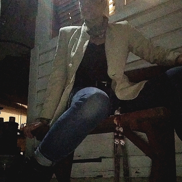 Nordstrom 100% silk shell button front blazer ; - Picture 7 of 9